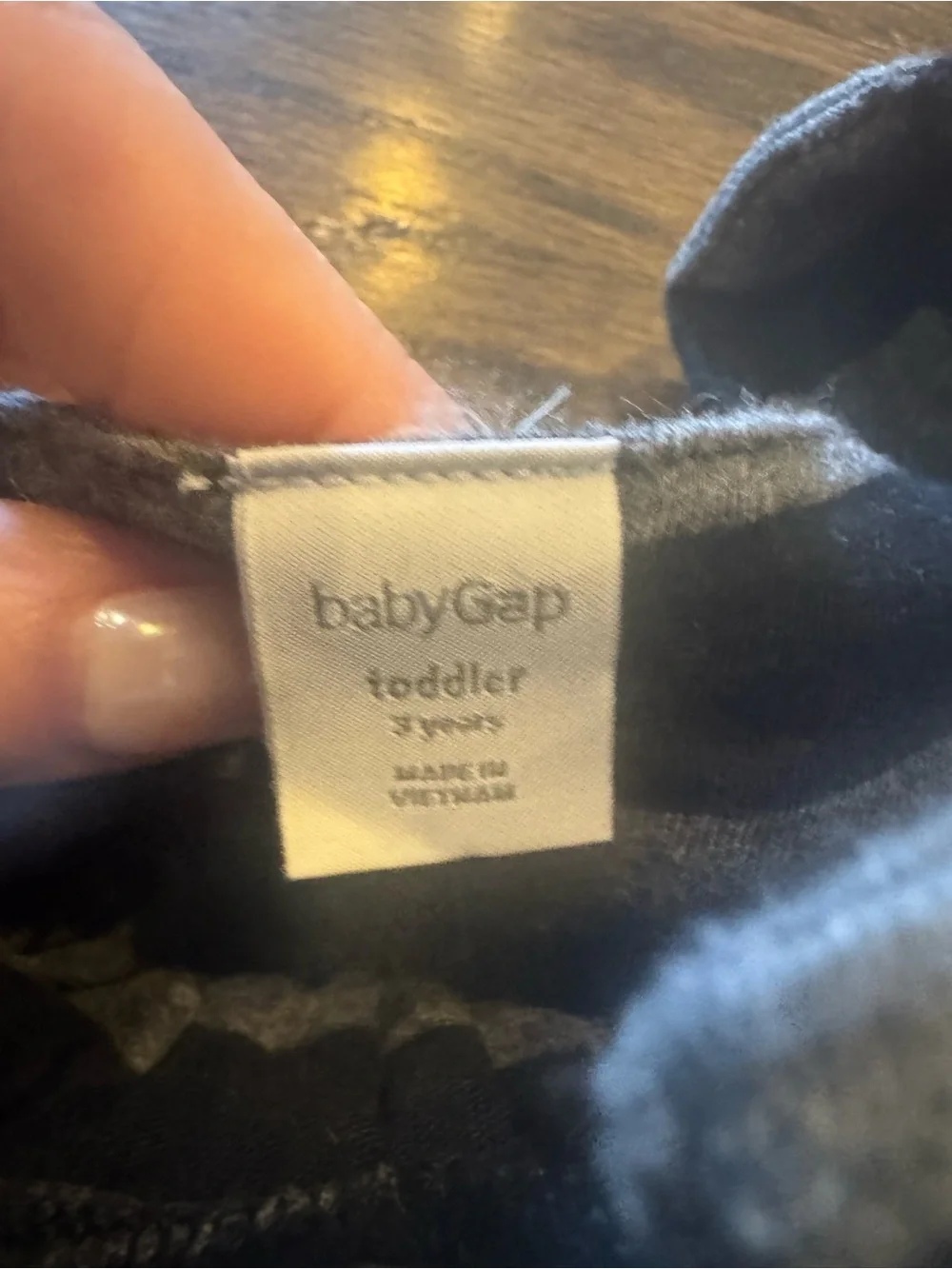 GAP BabyGap Toddler Black & Gray Striped Dress Set